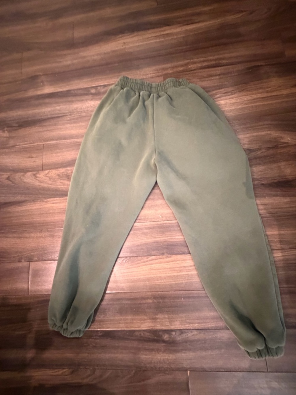 Women’s Olive Green Fleece Sweatpants